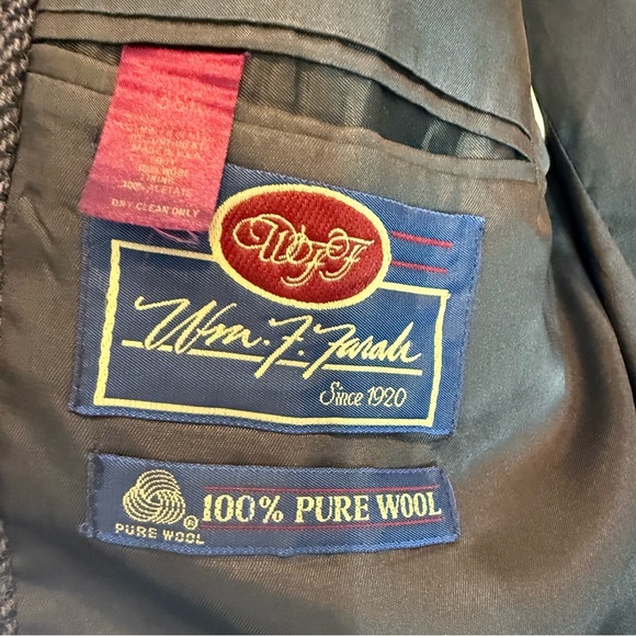 WFF -WM F FARAH - MEN'S VINTAGE BROWN 100% WOOL BLAZER JACKET -
SIZE:38R - Picture 15 of 17